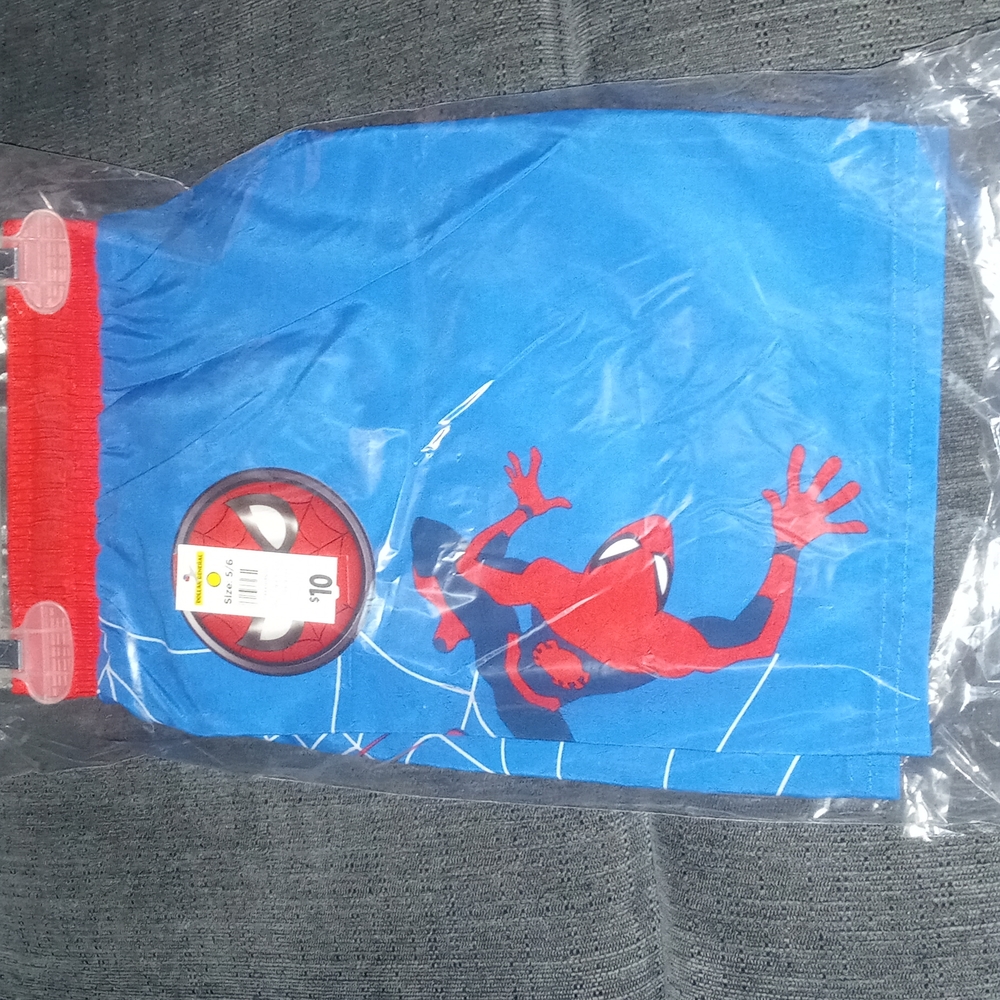 Spider-man swim trunks